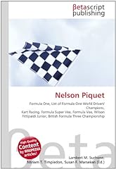 Nelson piquet formula d'occasion  Livré partout en France