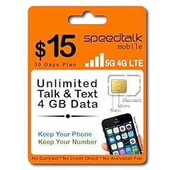 Speedtalk mobile monthly for sale  Delivered anywhere in USA 