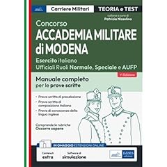 Concorso accademia militare usato  Spedito ovunque in Italia 