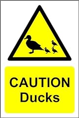 Caution ducks sign for sale  Delivered anywhere in UK