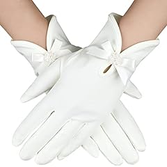 Short satin gloves for sale  Delivered anywhere in USA 