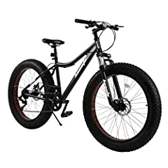 hosote Fat Tire Mountain Bikes for Mens, 26 inch 7 for sale  Delivered anywhere in USA 