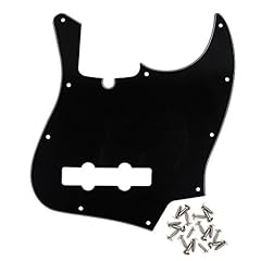 IKN 10 Hole Jazz Bass Pickguard 3Ply Scratchplate for for sale  Delivered anywhere in UK