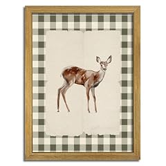 Wood framed deer for sale  Delivered anywhere in USA 