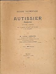 Autissier miniaturiste 1772 d'occasion  Livré partout en France