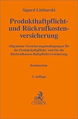 Produkthaftpflicht rückrufkos gebraucht kaufen  Wird an jeden Ort in Deutschland