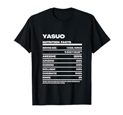 Yasuo dichiarazione nutriziona usato  Spedito ovunque in Italia 