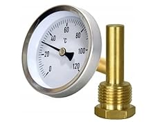 Bimetall thermometer ø63mm gebraucht kaufen  Wird an jeden Ort in Deutschland