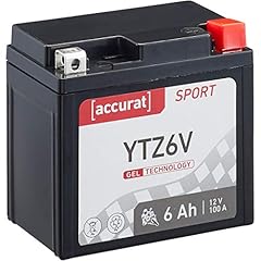 Accurat motorradbatterie ytz6v gebraucht kaufen  Wird an jeden Ort in Deutschland