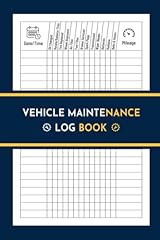 Vehicle maintenance logbook for sale  Delivered anywhere in USA 