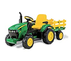 Peg Perego Children's 12V John Deere Ground Force Tractor for sale  Delivered anywhere in UK