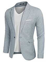 Coofandy grey suit for sale  Delivered anywhere in USA 