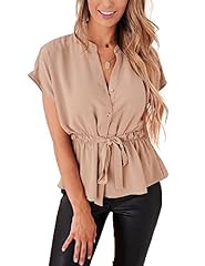 Womens button blouses for sale  Delivered anywhere in USA 