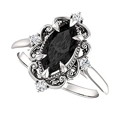 Vintage black marquise for sale  Delivered anywhere in USA 