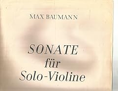 Max baumann sonate gebraucht kaufen  Wird an jeden Ort in Deutschland