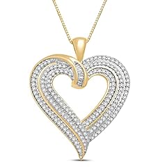 Jewelili heart necklace for sale  Delivered anywhere in USA 