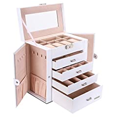 Seelux Large Jewellery Box, 5-Layer Jewelry Storage for sale  Delivered anywhere in UK
