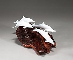 Dolphin school sculpture for sale  Delivered anywhere in USA 