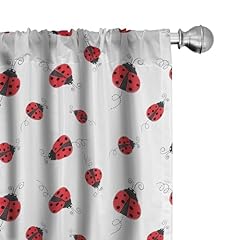 Ambesonne ladybugs curtains for sale  Delivered anywhere in USA 
