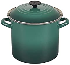 Le Creuset Enamel Over Steel Stockpot, 8-Quart Artichaut for sale  Delivered anywhere in Canada