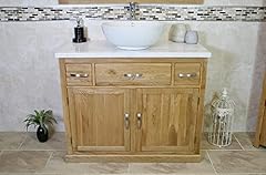 Wooden bathroom vanity for sale  Delivered anywhere in UK