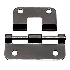 2 x black lift off hinges with fixing screws for sale  Delivered anywhere in UK