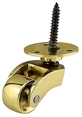 Solid brass castor for sale  Delivered anywhere in UK