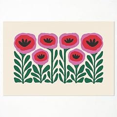 Poppy flower canvas for sale  Delivered anywhere in USA 