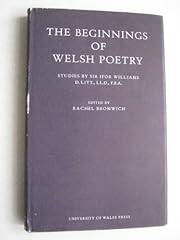 Beginnings welsh poetry d'occasion  Livré partout en Belgiqu