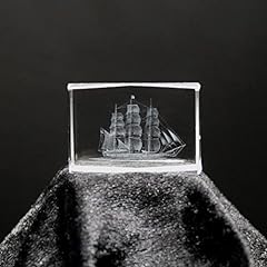Statuetta cristallo veliero usato  Spedito ovunque in Italia 