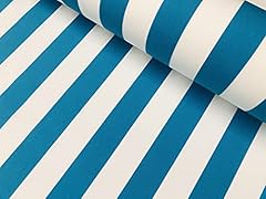 Turquoise white striped for sale  Delivered anywhere in UK