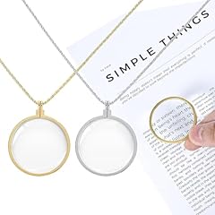 Collana lente ingrandimento usato  Spedito ovunque in Italia 