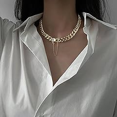 Cool Chunky Cuban Chain Chokers Necklaces for Women for sale  Delivered anywhere in UK