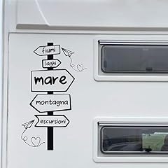 Adesivo sticker camper usato  Spedito ovunque in Italia 