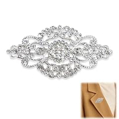 Silver brooches women for sale  Delivered anywhere in UK