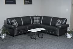 Black seater sofa for sale  Delivered anywhere in UK