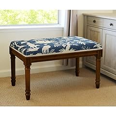 Navy chinoiserie bench for sale  Delivered anywhere in USA 