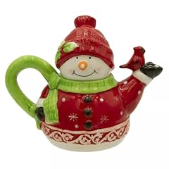 Ceramic snowman shaped for sale  Delivered anywhere in USA 
