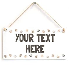 Personalised paw print for sale  Delivered anywhere in UK