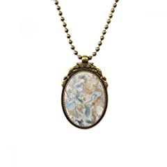 DIYthinker May Lotus XJJ Oil Painting Antique Necklace for sale  Delivered anywhere in Canada