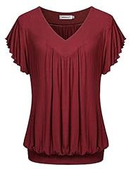 Helloacc maroon tops for sale  Delivered anywhere in USA 