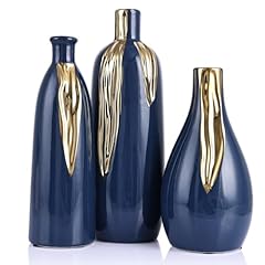Blue gold vase for sale  Delivered anywhere in USA 