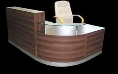 Reception desk walnut for sale  Delivered anywhere in UK