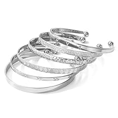17if silver bangle for sale  Delivered anywhere in USA 