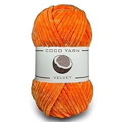 Velvet yarn crocheting for sale  Delivered anywhere in USA 