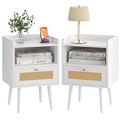 Rattan nightstand charging for sale  Delivered anywhere in USA 