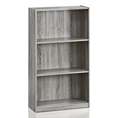 Furinno Basic 3-Tier Bookcase Storage Shelves, French for sale  Delivered anywhere in USA 