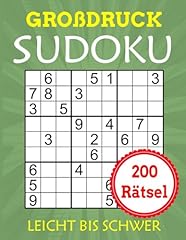 Großdruck sudoku 200 gebraucht kaufen  Wird an jeden Ort in Deutschland