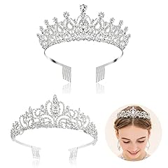 Crystal tiara crown for sale  Delivered anywhere in UK