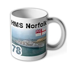 Mug hms norfolk for sale  Delivered anywhere in USA 